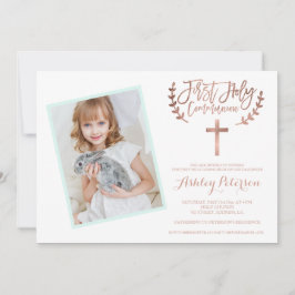 Ro kor myntfoto Första Heligan Kommunision 2 Inbjudningar