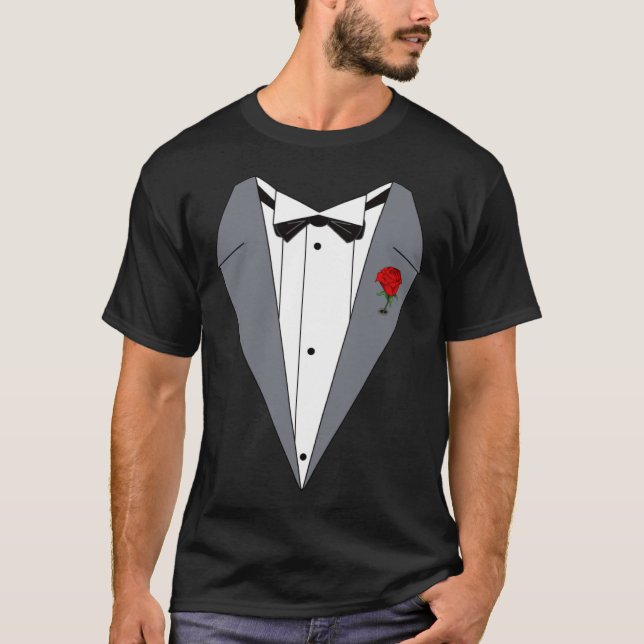 Ro Kostym Don s Tuxedo T Shirt (Framsida)