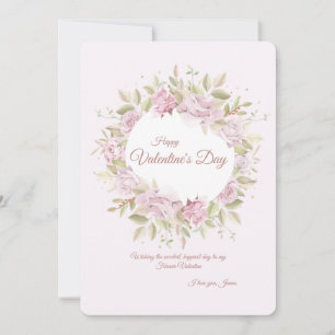 Ro krans Alla hjärtans hälsningskort Inbjudningar