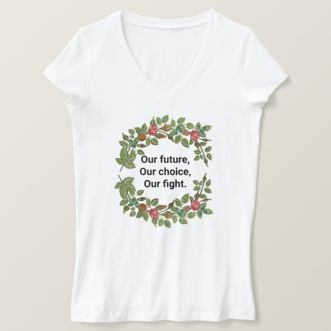 Ro krutar vår framtid i kampen t shirt (Design framsida)