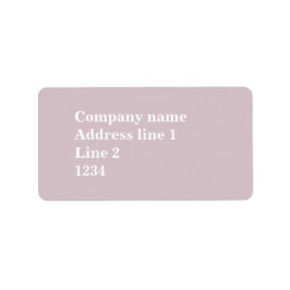 Ro kvarts adressetikett