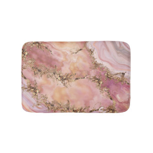 Ro kvarts- och pastellmarmor för rosa badrumsmatta