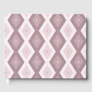 Ro kvarts rosa diamant mönster gästböcker