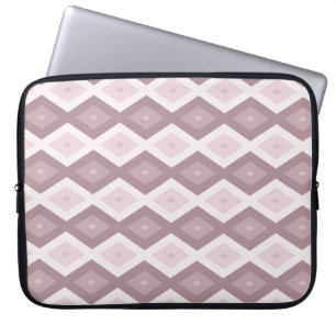 Ro kvarts rosa diamant mönster laptop fodral