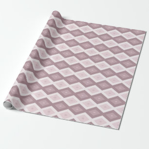 Ro kvarts rosa diamant mönster presentpapper