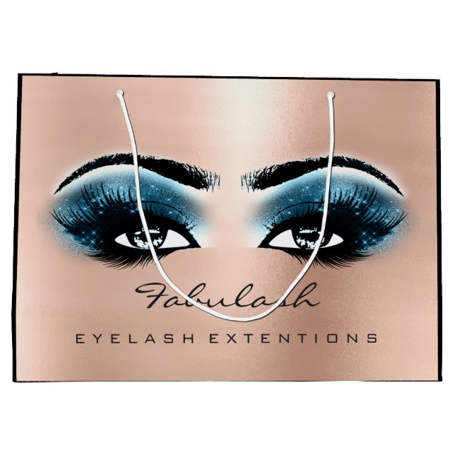 Ro Lash Blue Makeup Glitter Beauty Cosmetics (Baksidan)