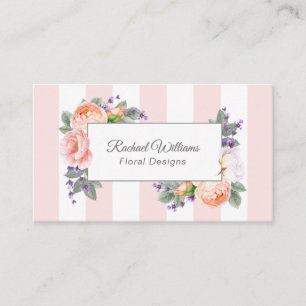 Ro, lavender och Rosa Rand Visitkort