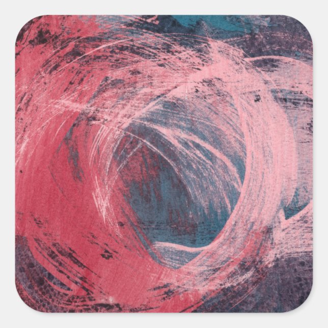 Ro Light I Fyrkantigt Klistermärke (Framsida)