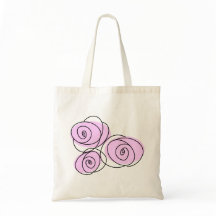 Ro Lilac Bouquet tote bag