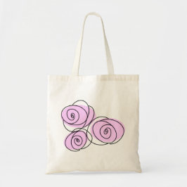 Ro Lilac Bouquet tote bag Tygkasse