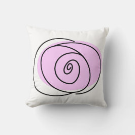 Ro Lilac, enkel ruta lilac back Kudde