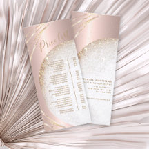 Ro lista över salon i Guld Glitter