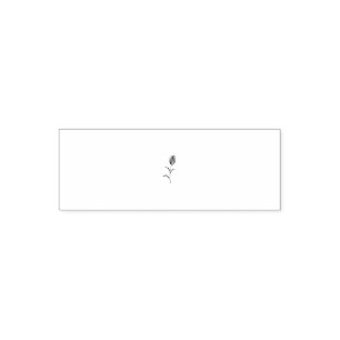 Ro Madder, Lava Red, blommigt Design Självfärgande Stämpel