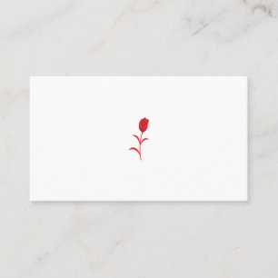 Ro Madder, Lava Red, blommigt Design Tidsbeställning Kort