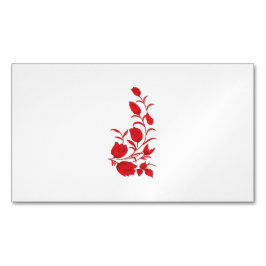 Ro Madder, Thunderbird blommigt design Magnetiska Visitkort