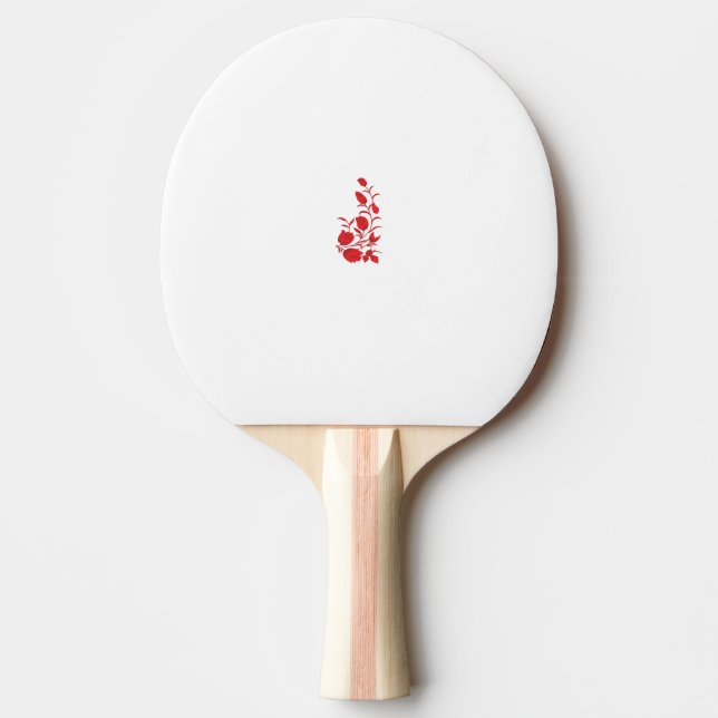 Ro Madder, Thunderbird blommigt design Pingisracket (Framsidan)
