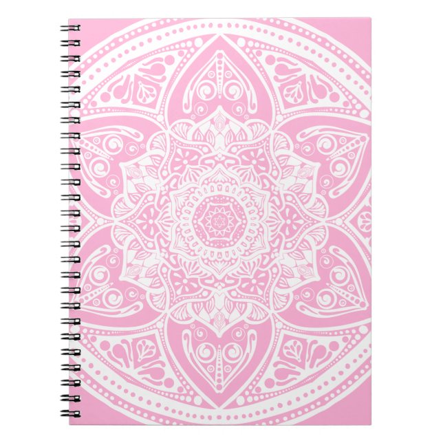 Ro Mandala Anteckningsbok Med Spiral (Framsidan)