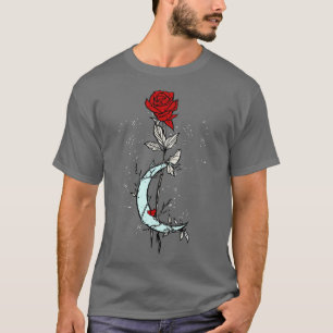 Ro Måne Witch Goth Gothic Mörk Arts Witchcraft T Shirt