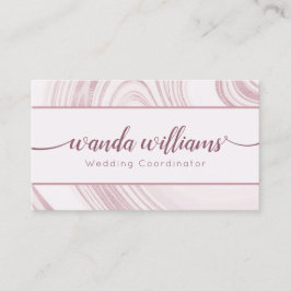 Ro Marble Handskriftlig Calligraphy-Affärskort Visitkort