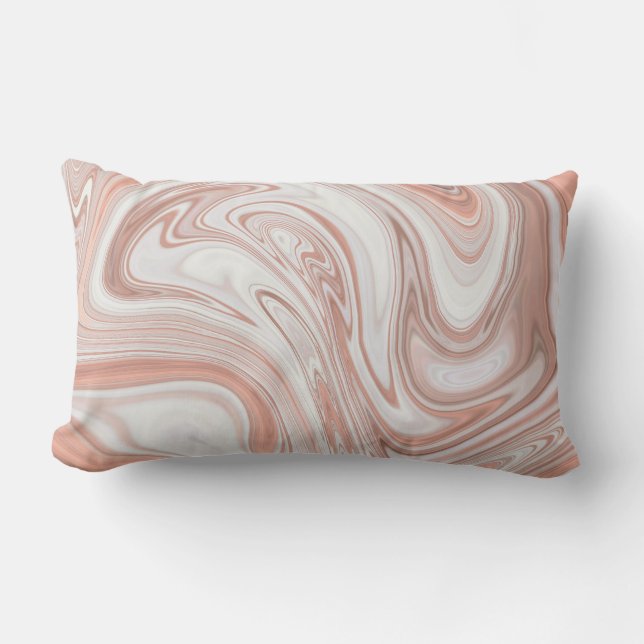 Ro Marble Swirl Reversible Decorative Pillow Lumbarkudde (Framsida)