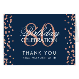 Ro, marinens 80:e födelsedag Tack Glitter Hälsningskort