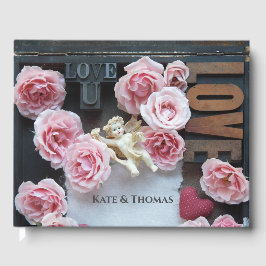 Ro med kärlek ord och ängel gästböcker