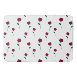 Ro med romantiska hjärtans dag-design badrumsmatta