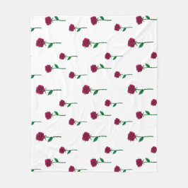 Ro med romantiska hjärtans dag-design fleecefilt