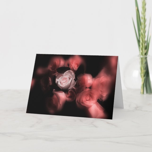 Ro mellan Rosor Helgkort (Framsida)