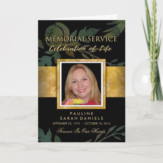 Ro Memorial Service i Svartahavsområdet och Guld E Inbjudan (Framsida)