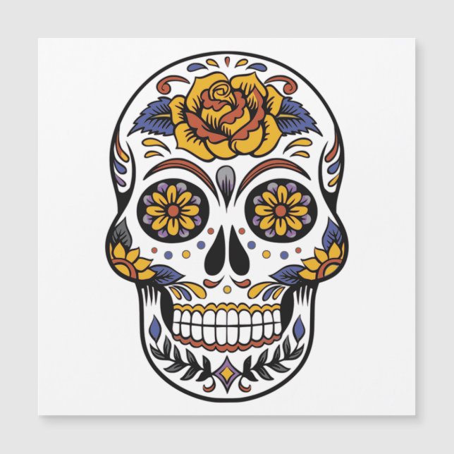 Ro mexikanskt socker Skull Day of the dead (Framsida)