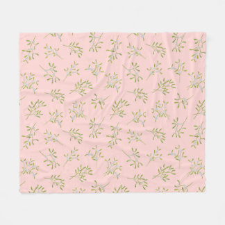 Ro Mistletoe Winter Fleece Blanket