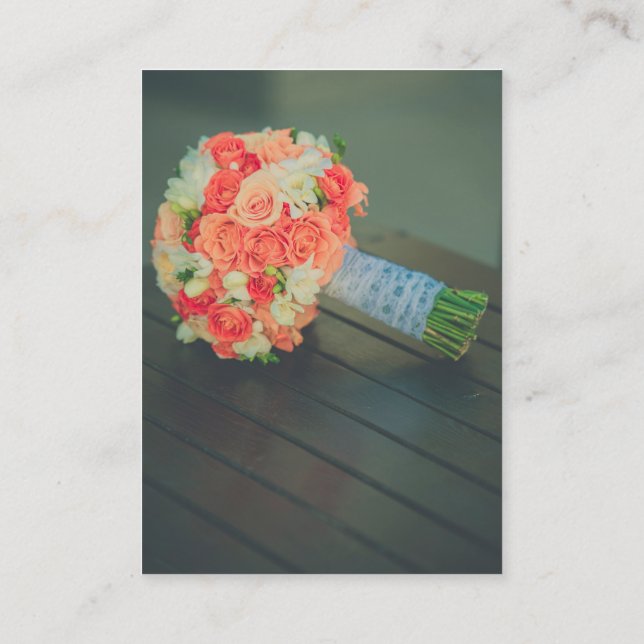 Ro möhippa bouquet visitkort (Baksida)