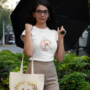 Ro Monogram R T-shirt: Naturens elegance T Shirt