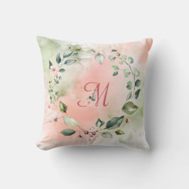  Ro Monogram vattenfärg Kudde