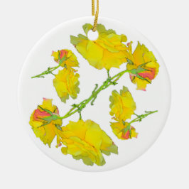 Ro Mönster. Julgransprydnad Keramik