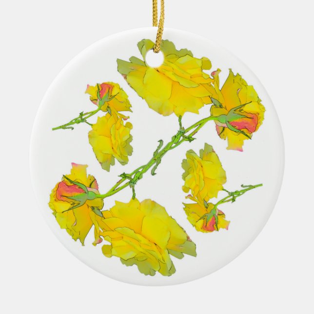 Ro Mönster. Julgransprydnad Keramik (Framsidan)