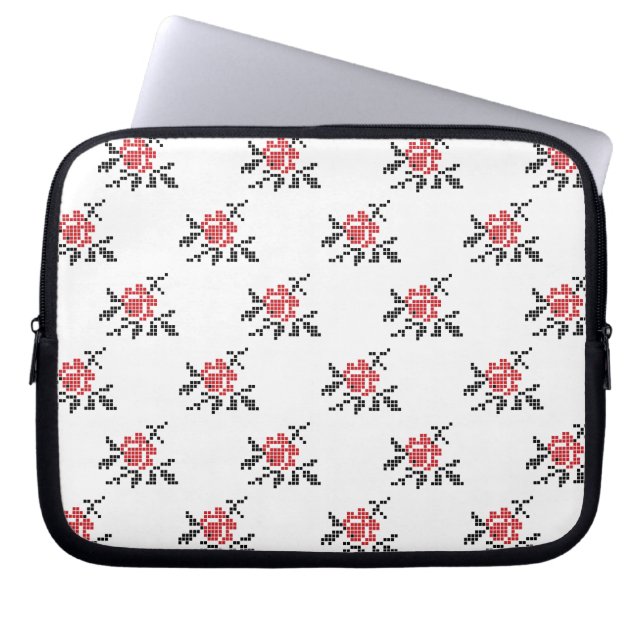 RO mönster Laptop Sleeve (Framsidan)