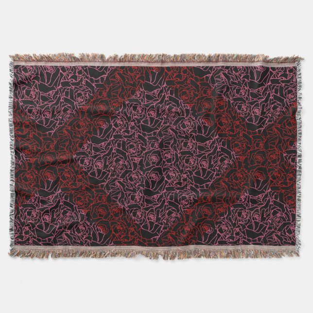 Ro Mönster R.DPnk 02b. Svart BG Filt (Framsidan)