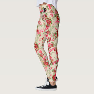 Ro-mönstrade balkar - Svart B&B-Logotyp Leggings