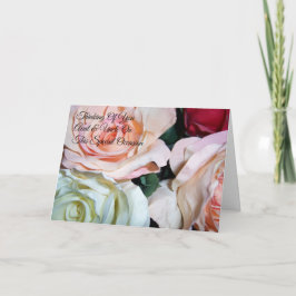 Ro Moster Personlig Bröllop Kort