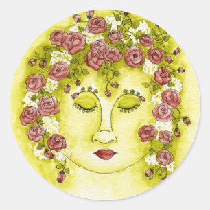 Ro Nymph Sticker Runt Klistermärke