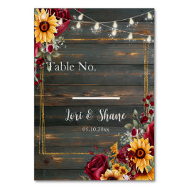 Ro och Aster Bröllop Bordsnummer