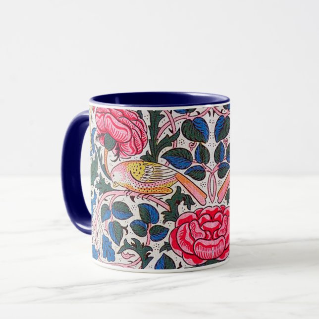 Ro och Bird, William Morris Mugg (Framsida vänster)