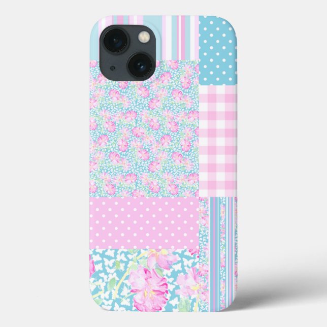 Ro och Butterflies, Faux Patchwork i Pad Case (Baksida)