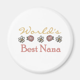 Ro och Daisy World's Best Nana Magnet