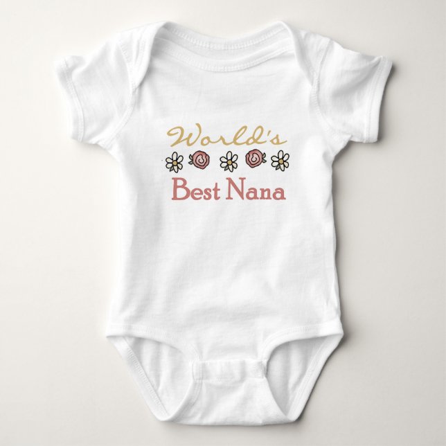 Ro och daisyvärlds bäst Nana T-shirt (Framsida)