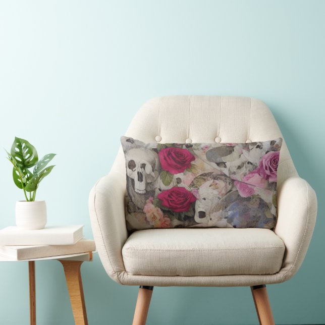 Ro och Döskallar Lumbarkudde (Stol)