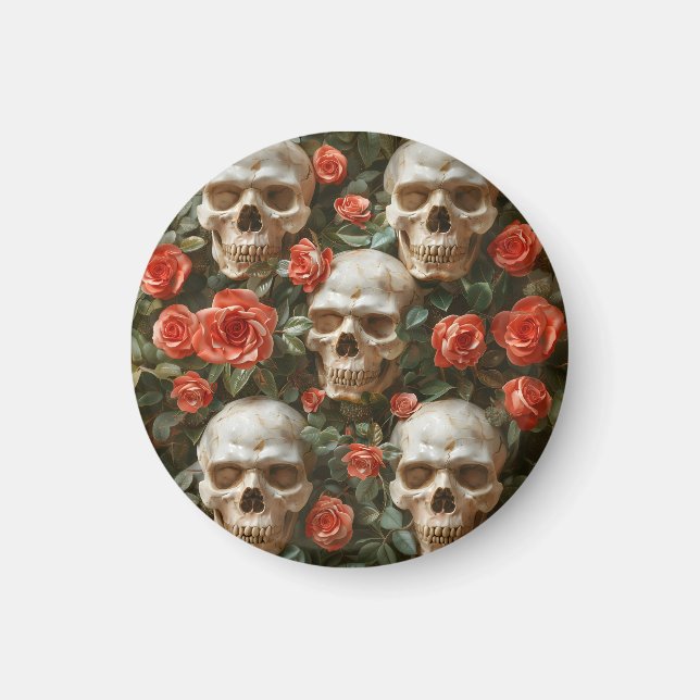 Ro och döskallar magnet (Framsidan)