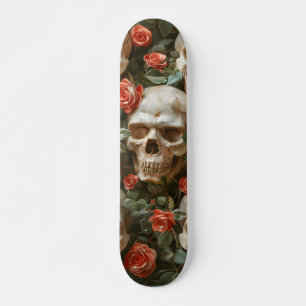 Ro och döskallar mini skateboard bräda 18,5 cm